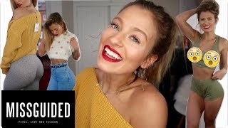 MISSGUIDED UNBOXING HAUL amp TRY ON A SeeThrough Experience 🤔 [upl. by Weiser939]