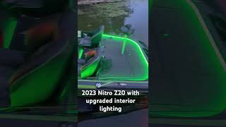 2023 Nitro Z20 w upgraded interior lighting bassfishing bassboat [upl. by Hamimej21]