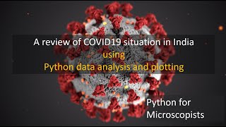 A review of COVID19 situation in India using Python data analysis and plotting [upl. by Eanar]