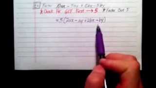 Sect 61 Greatest Common Factors Grouping 3 [upl. by Mulligan]