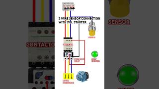 DOL Starter 2 Wire Sensor Connection Made Easy dolstarter dolstarterconnection [upl. by Einaj]