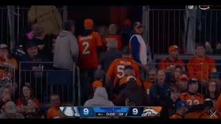 Fans Exiting NFL Denver Broncos  Washington Commanders Simulcast [upl. by Solohcin]