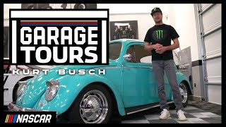 Kurt Busch talks historic car collection NASCAR Garage Tour [upl. by Esille963]