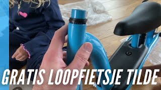 We kregen deze loopfiets van bond moyson  het is geen puky maar wel gratis [upl. by Rohpotsirhc]