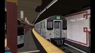 OpenBVE HD NYC Subway Kawasaki R110A New Release on The 6 Express Train 112916 [upl. by Bowyer728]