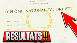 MES RÉSULTATS AU BREVET 2018  CATASTROPHE [upl. by Erwin]