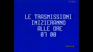 19111990  RaiDue  Sequenza fine delle trasmissioni [upl. by Sofko840]