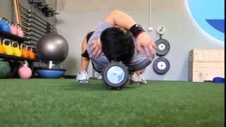 Exercise Library  Rhomboids Foam Roll [upl. by Ardet390]