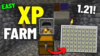 EASIEST XP FARM Minecraft 121 Java And Bedrock [upl. by Nnylav554]