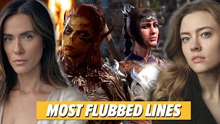 Baldurs Gate 3 Actors Share Their MostFlubbed Lines [upl. by Tripp581]