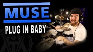 DrumsByDavid  Muse  Plug In Baby Drum Cover [upl. by Terag253]