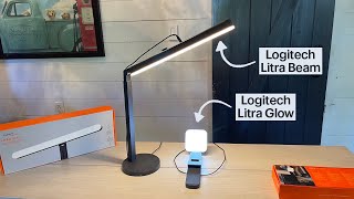 Logitech Litra Beam and Litra Glow Streaming Lights Review [upl. by Atihana]