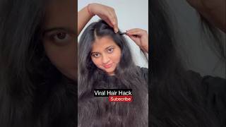 shorts Viral hair hack🤯hairstyle hack hairhacks hairstyle [upl. by Ruddie932]