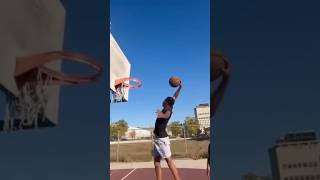 Playing a 1v1 against a d1 hooper basketball ballislife basketballshorts basketballjunkie nba [upl. by Maudie]