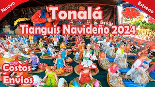 Tonalá se inaugura Tianguis Navideño 2024 Artesanias para decorar exportar o negocio [upl. by Naahs]