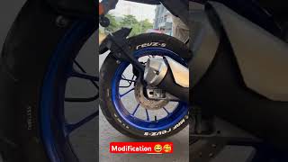 Modified r15💥😱 Tyre mod shortsfeed youtubeshorts viralvideo viralvideo r15lover trendingshorts [upl. by Arjan]