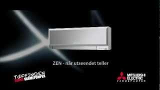 Mitsubishi Electric Varmepumpe  Design modell ZEN [upl. by Schach]