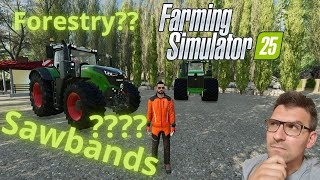 Lets Talk About Farming Simulator 25 Forestry Sawmills and a lot more [upl. by Yanrahs]