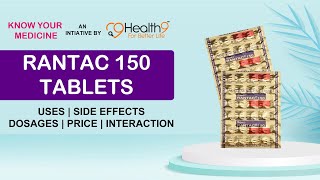 Rantac 150 Uses Benefits Dosage Price Consumption Side Effects  Ranitidine 150 MG Tablets [upl. by Attelrahc]