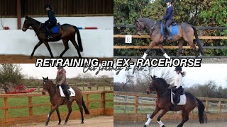 RETRAINING an EX RACEHORSE Our Journey So Far [upl. by Melisent]