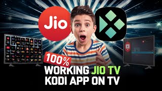 Jio Tv Kodi 100 working  hindi  techykishan [upl. by Emirej]