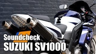 Suzuki SV1000 S  Sound check engine sound only [upl. by Takakura208]