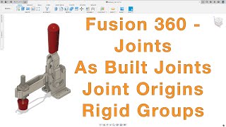 Fusion 360  What is the difference between Joints and AsBuilt Joints [upl. by Shina110]