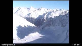 Sölden  Ötztal Arena Rettenbach dal webcam time lapse 20102011 [upl. by Arriaes]