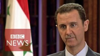 Syria conflict BBC exclusive interview with President Bashar alAssad FULL [upl. by Novihc961]