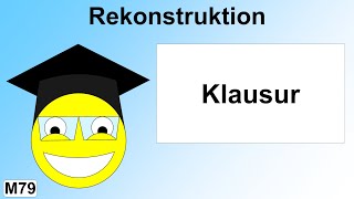 Klausur Regression und Rekonstruktion [upl. by Yema]