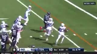 Tony Pollard 23 Yard Touchdown Run  Colts vs Titans [upl. by Eiramyelhsa]