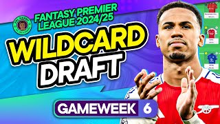 FPL GW6 WILDCARD DRAFT TEMPLATE 📝  Fantasy Premier League Tips 202425 [upl. by Sorrows]