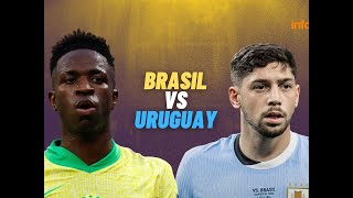 URUGUAY VS BRASIL REACCION EN VIVO ELIMINATORIAS 2026 [upl. by Ravahs]