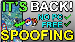 Pokemon GO Spoofer iOS  ITS BACK 🔥 Pokemon Go Spoofing NO VERIFICATION get it NOW [upl. by Bez543]