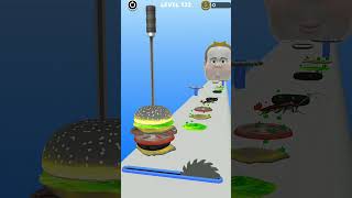 XXL Sandwich make a burger lv132 shorts games trend ytshorts [upl. by Dnomsad720]