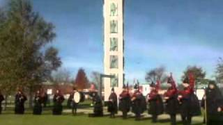 Real Banda de Gaitas de Ourense inicio [upl. by Suolhcin]