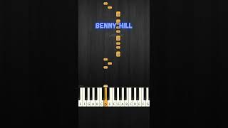 Benny Hill Theme 🏃‍♂️ Piano Tutorial Cover [upl. by Yuu435]