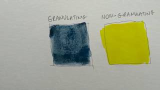 Granulating vs NonGranulating Watercolour [upl. by Yhpos142]