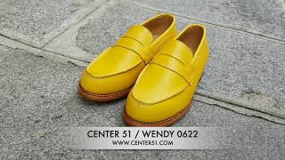 Mocassin Femme Center 51 0622 Wendy cuir jaune [upl. by Veljkov]