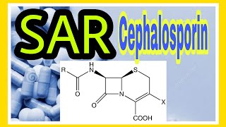 SAR of Cephalosporins  Antibiotic Betalactam part 9Medicinal Chemistry 3  Bpharmacy 6th sem [upl. by Nylannej]