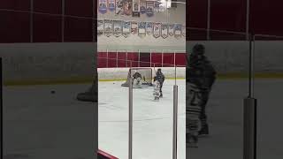 2024 IceDogs PeeWee A2 GlacierIce hockey goaliesaves [upl. by Linneman698]