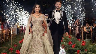 Sonakshi Sinhas Sangeet Ceremony Entry amp Dance with Zaheer Iqbal before Wedding [upl. by Nivlak712]