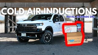 Cold Air Inductions Install Silverado ZR2 [upl. by Leandra926]