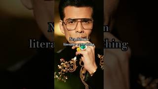 KARAN JOHAR Taunting SHALINI PASSI🤨 Support RIDDHIMA KAPOOR karanjohar nepotismbollywood nepotism [upl. by Aloin933]