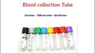 blood collection tube in Hindi  blood collection tube colour and test [upl. by Sukey950]