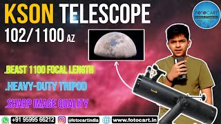 Kson 1021100mm Reflector Telescope Detailed Unboxing and HandsOn Review 🔭🎁 [upl. by Carvey]