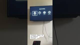 Tv Me Hotspot Kaise Connect Kare  Led Tv Ko Mobile Se Kaise Connect Kare smartphone smarttv [upl. by Elehcar]