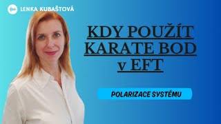 KDY A JAK POUŽÍT KARATE BOD V EFT POLARIZACE SYSTÉMU [upl. by Assenad]