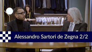 22 Une discussion avec Alessandro Sartori Ermenegildo Zegna [upl. by Yehtomit596]