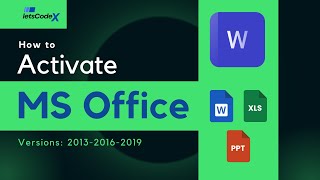 How to Activate Microsoft Office 201320162019  StepbyStep Guide [upl. by Jillana]